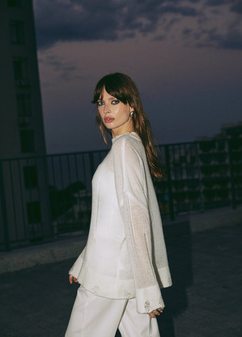 Молочний демісезонний светр Gepur