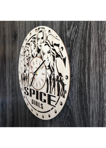 Безшумний настінний годинник з дерева "Spice Girls" 7Arts (253566208)