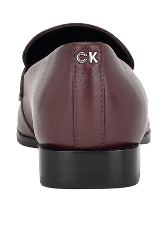 Calvin Klein Туфлі лофери бордовий з натуральна шкіра, сша — демісезон (372983188)