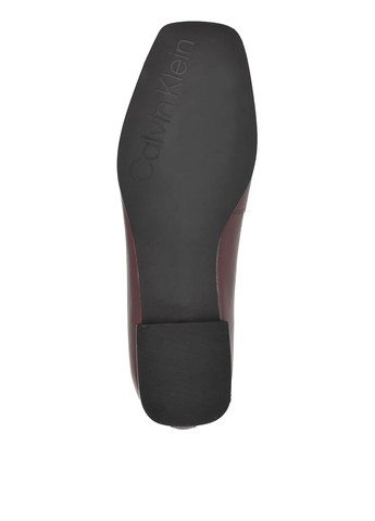 Calvin Klein Туфлі лофери бордовий з натуральна шкіра, сша — демісезон (372983188)