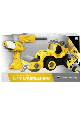Конструктор Каток с электродвигателем (CJ-1365033) DIY SPATIAL CREATIVITY (251222554)