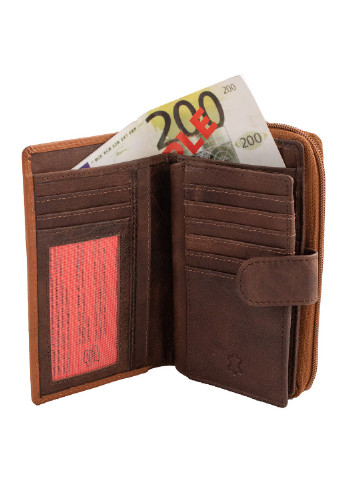 Шкіряний гаманець 9х15х3 см HJP (253102837)
