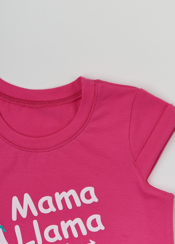 Малиновий літній комплект (футболка, легінси) Ляля