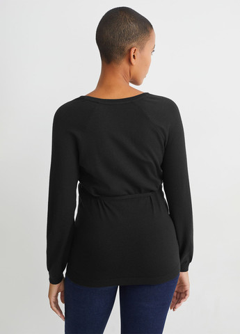 Чорний демісезонний пуловер для вагітних пуловер C&A