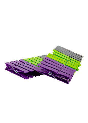 Прищепки для белья пластмассовые цветные 24 шт IRGE (252971116)