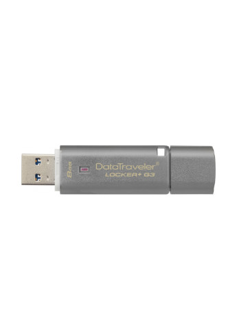 Флеш пам'ять USB DataTraveler Locker + G3 8GB (DTLPG3 / 8GB) Kingston флеш память usb kingston datatraveler locker+ g3 8gb (dtlpg3/8gb) (136742733)