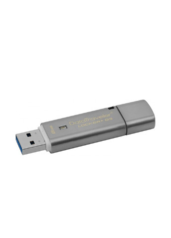 Флеш пам'ять USB DataTraveler Locker + G3 8GB (DTLPG3 / 8GB) Kingston флеш память usb kingston datatraveler locker+ g3 8gb (dtlpg3/8gb) (136742733)