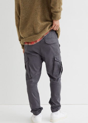 Темно-серые демисезонные брюки H&M