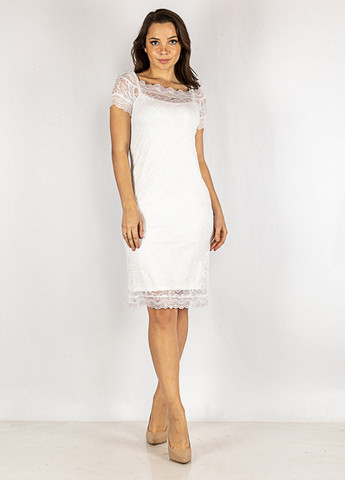 Білий кежуал сукня Time of Style однотонна