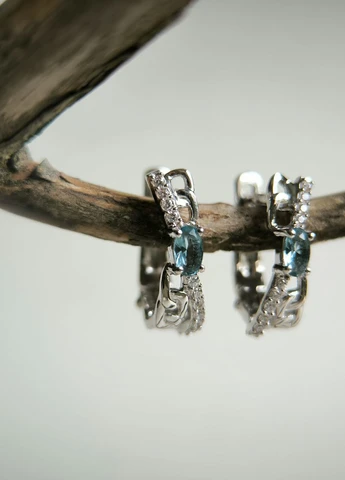 Серьги Silver Flame (354214525)