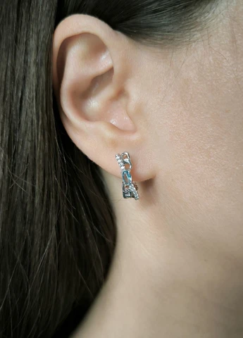Серьги Silver Flame (354214525)