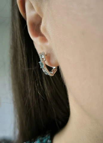 Серьги Silver Flame (354214525)