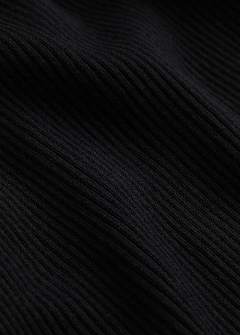 Чорна кежуал сукня сукня-водолазка H&M однотонна