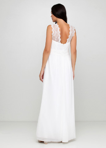 Білий весільна сукня в стилі армпір Swing однотонна