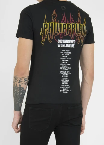 Черная футболка Philipp Plein