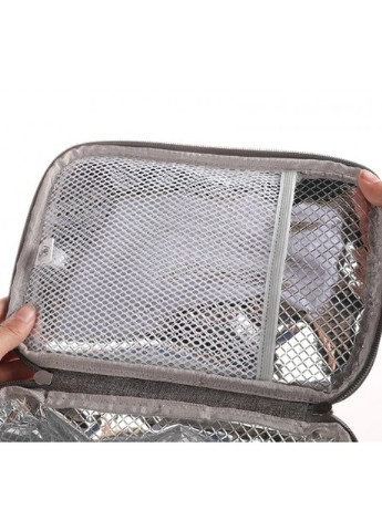 Термосумка/сумка холодильник для їжі з собою Young 7 л Серая More (253840461)