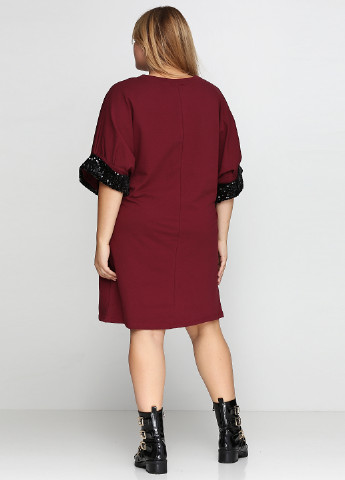 Бордовое кэжуал платье Timiami