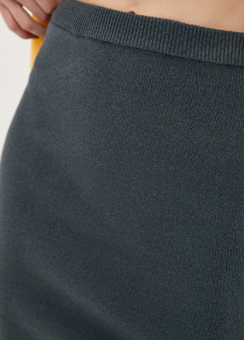 Темно-серая кэжуал однотонная юбка Sewel