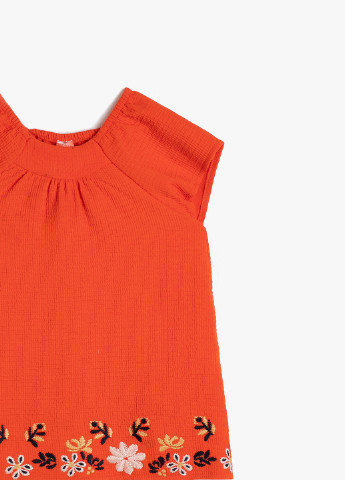 Оранжевое платье KOTON (211970057)