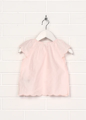 Розовая однотонная блузка H&M демисезонная