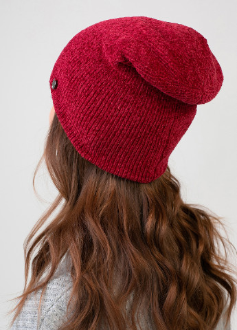 Високоякісна, м'яка, тепла зимова жіноча шапка без підкладки 330030 Merlini (242216296)