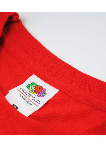 Червона футболка Fruit of the Loom ValueWeight