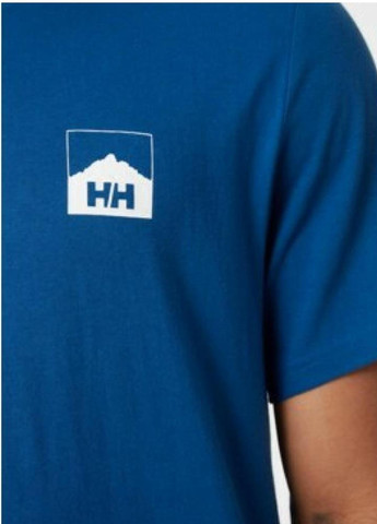 Синя футболка 62979-606 Helly Hansen T-shirt Nord graphic