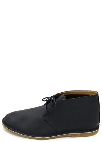 Синие осенние мужские ботинки дезерты Clarks