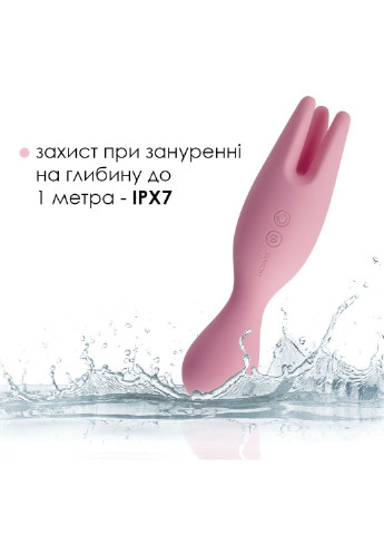 Двойной вибратор для чувствительных зон Nymph Pale Pink Svakom (254734334)