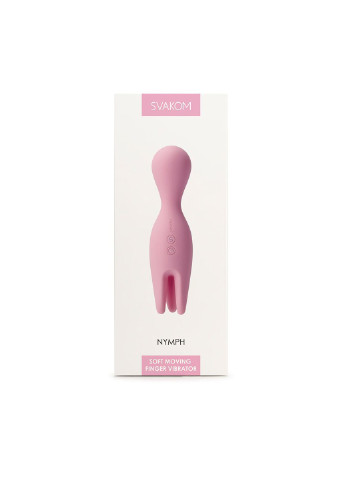 Двойной вибратор для чувствительных зон Nymph Pale Pink Svakom (254734334)