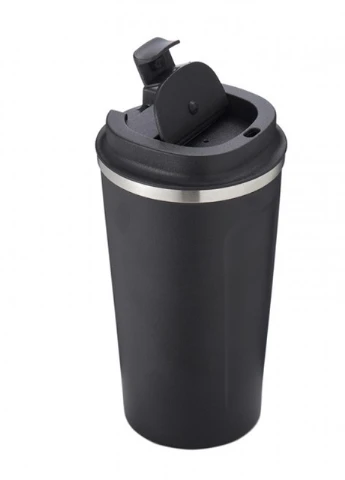 Металева термокрутка Coffe Tumbler 500 мл - чорна More (253850563)