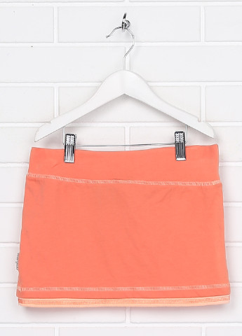 Оранжевая спортивная с рисунком юбка Umbro мини