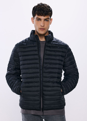 Черная демисезонная куртка Springfield