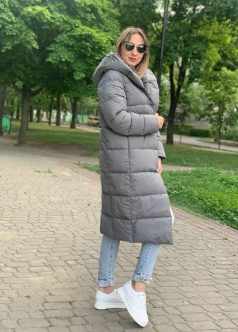 Серая зимняя куртка KTL&Kattaleya