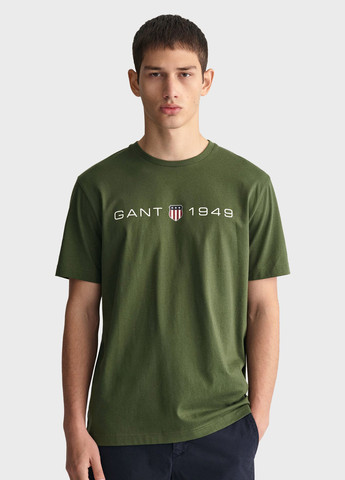 Хакі (оливкова) футболка Gant