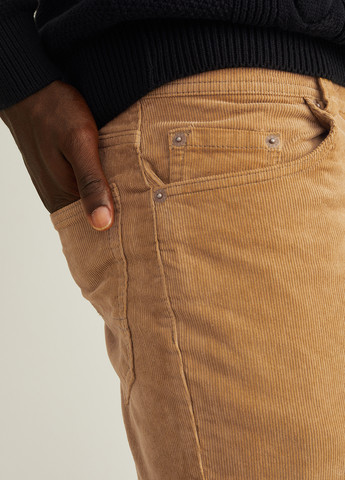 Бежевые кэжуал демисезонные прямые брюки C&A
