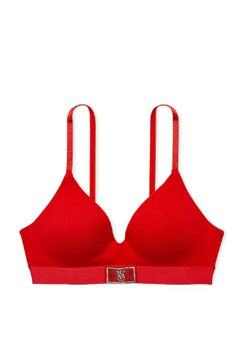 Красный демисезонный комплект (бюстгальтер, трусики) Victoria's Secret