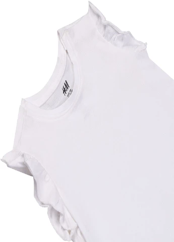 Белая летняя футболка H&M