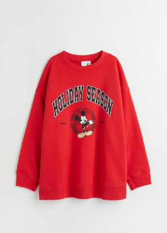 Червоний світшот H&M малюнок (253169624)