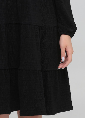 Черное кэжуал платье а-силуэт Monki однотонное