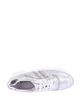 Белые демисезонные кроссовки Nasitun