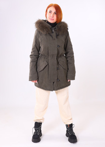 Оливкова (хакі) куртка Yuko