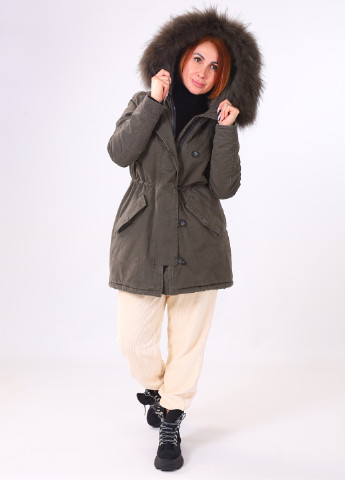 Оливкова (хакі) куртка Yuko