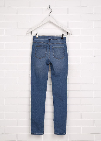 Темно-голубые демисезонные джинсы H&M