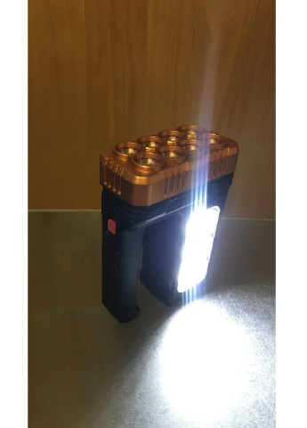 Ліхтар лампа з функцією Power Bank підсвічування LED із сонячною батареєю для кемпінгу (473736-Prob) Чорний з бронзовим Unbranded (256301664)