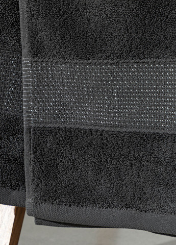 English Home полотенце, 70х140 см однотонный темно-серый производство - Турция