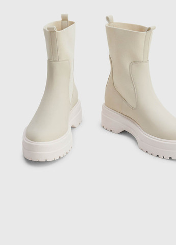 Осенние ботинки челси Tommy Hilfiger с белой подошвой из полиуретана, из искусственной кожи