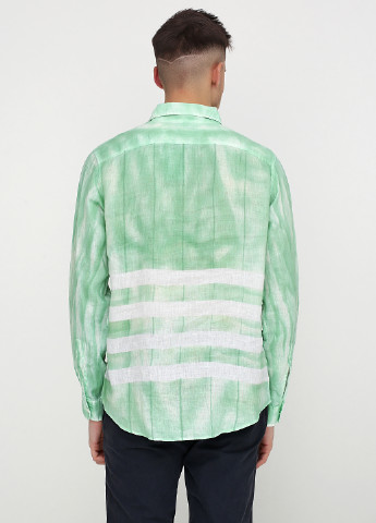 Мятная кэжуал рубашка с абстрактным узором Ralph Lauren с длинным рукавом