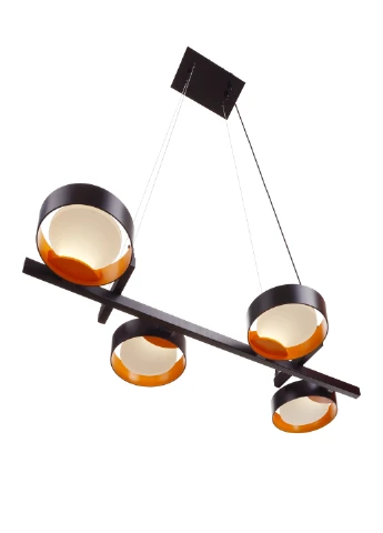 Светодиодная люстра BR-01 666S/4 LED 20W NW BK/G Brille (247209197)
