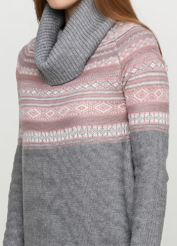 Комбинированный зимний свитер Jean Pascale